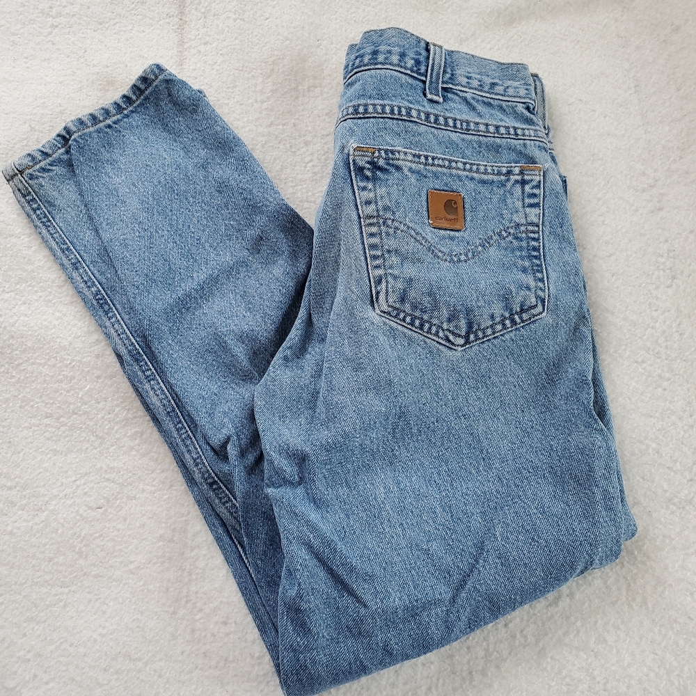 Carhartt Distressed Straight Leg Jeans, 33x30